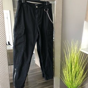 ASOS DESIGN Clean Utility Pants With Chain Detail